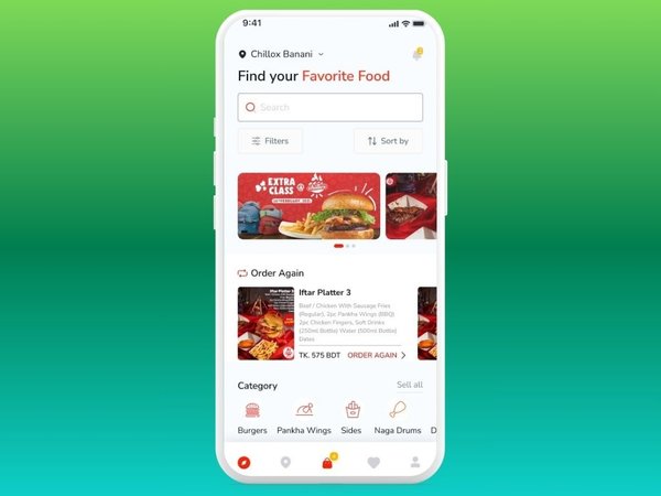 Chillox Food Delivery app