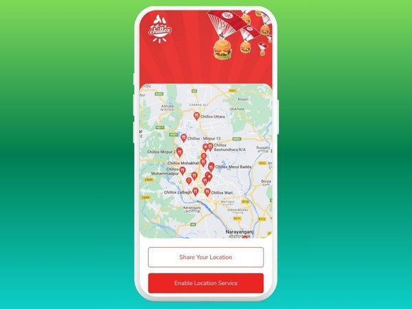 Chillox Food Delivery app